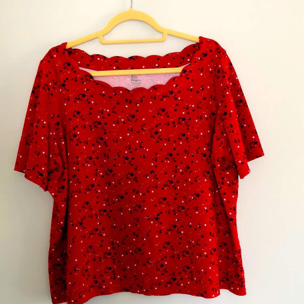 Kim Rogers patriotic top